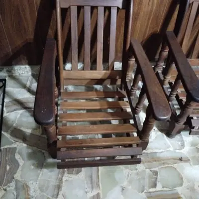 Sillon de 3 cuerpos reclinable de algarrobo
